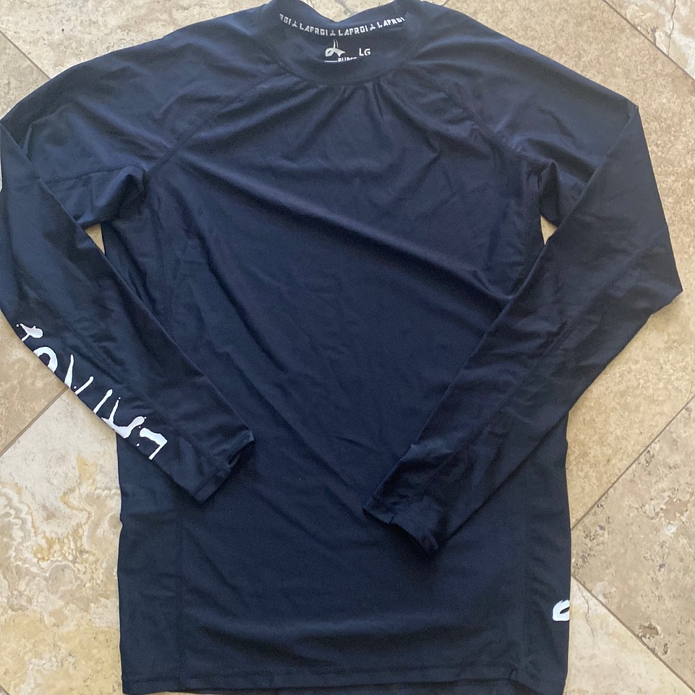 Lafroi maximum performance black long sleeve athletic shirt large men’s